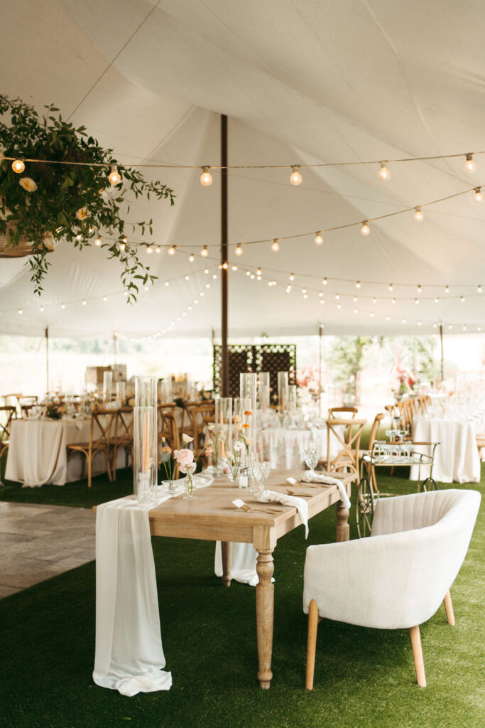 colorful wedding tablescape