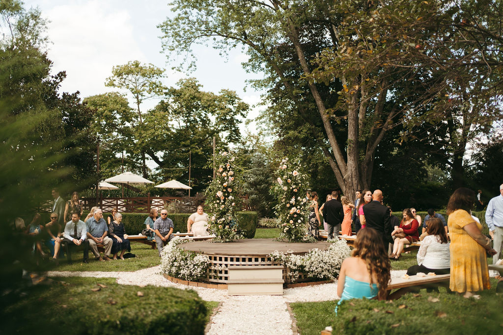 ceremony in the garden