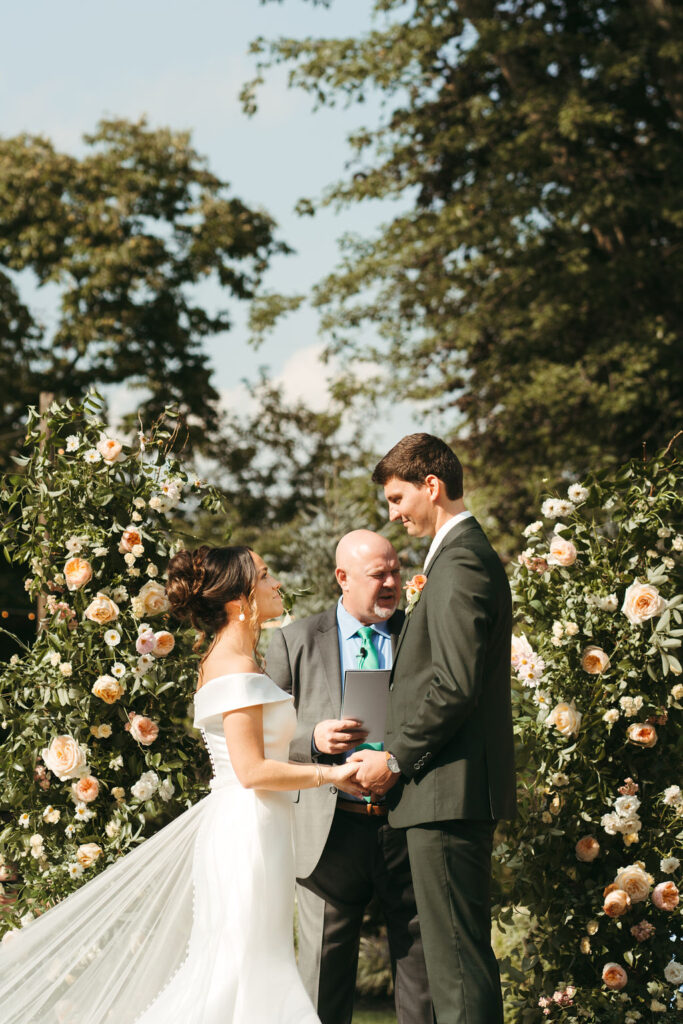 married in the garden